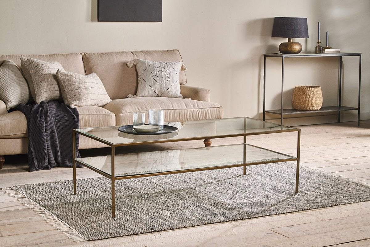 Nakuru Iron & Glass Coffee Table