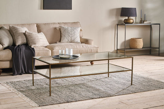 Nakuru Iron & Glass Coffee Table